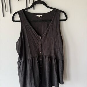 Maurices Black Tank Top XXL